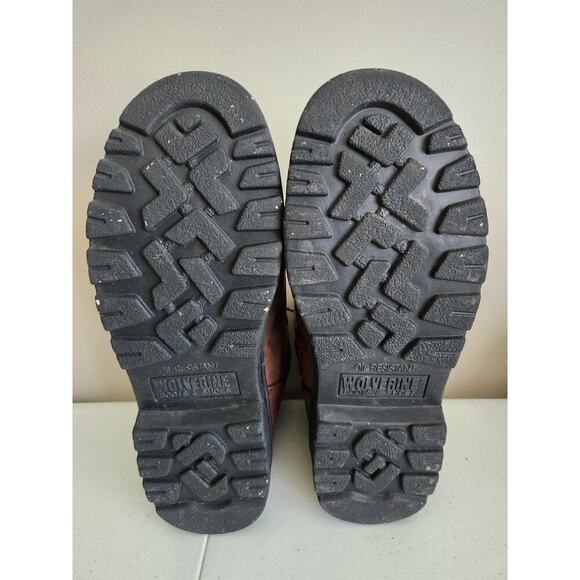 Wolverine Manawa Mens leather work boots sz 10M oil resistant construction - Picture 6 of 7